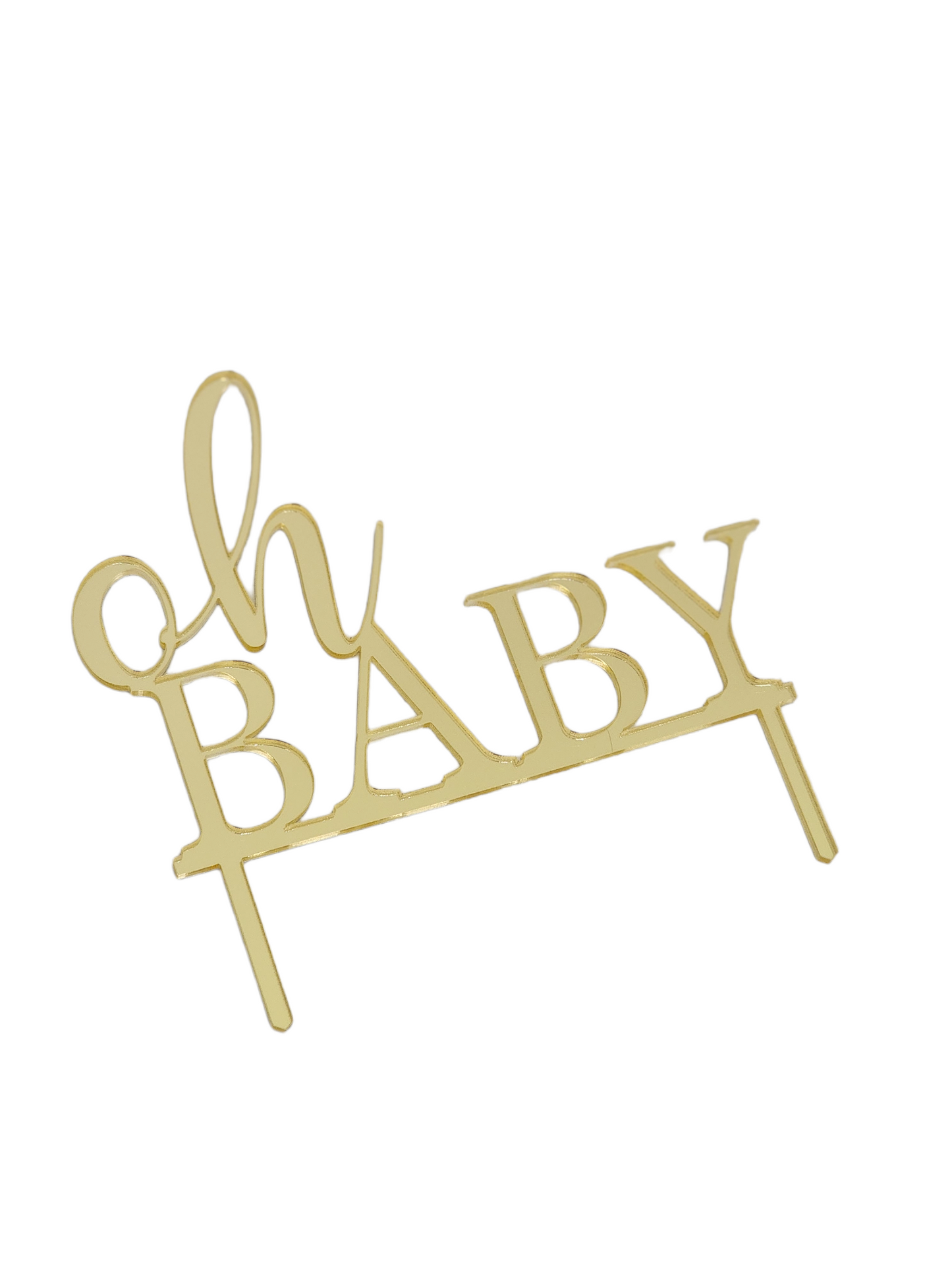 "Oh Baby" Cake Topper