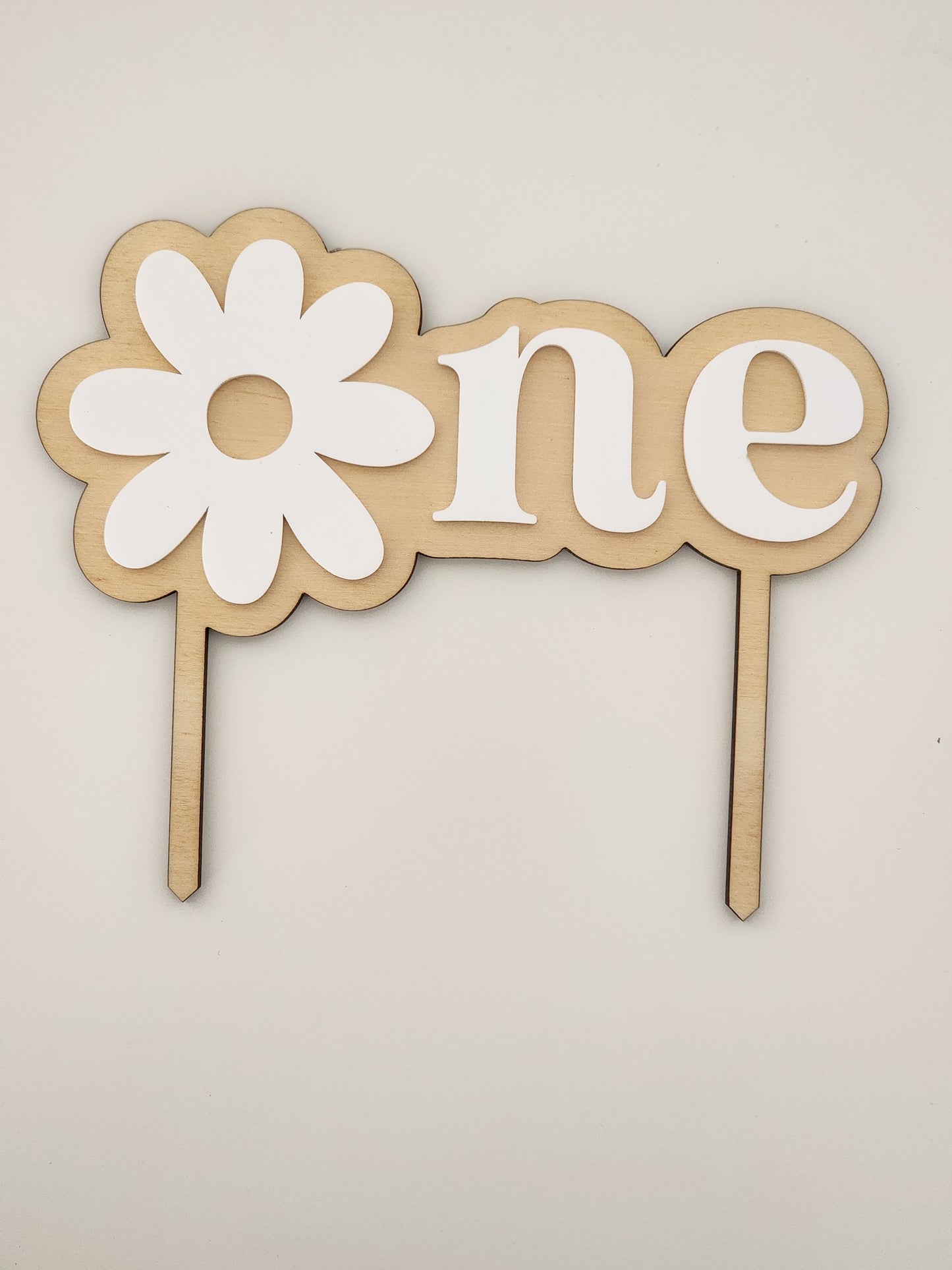 One Cake Topper