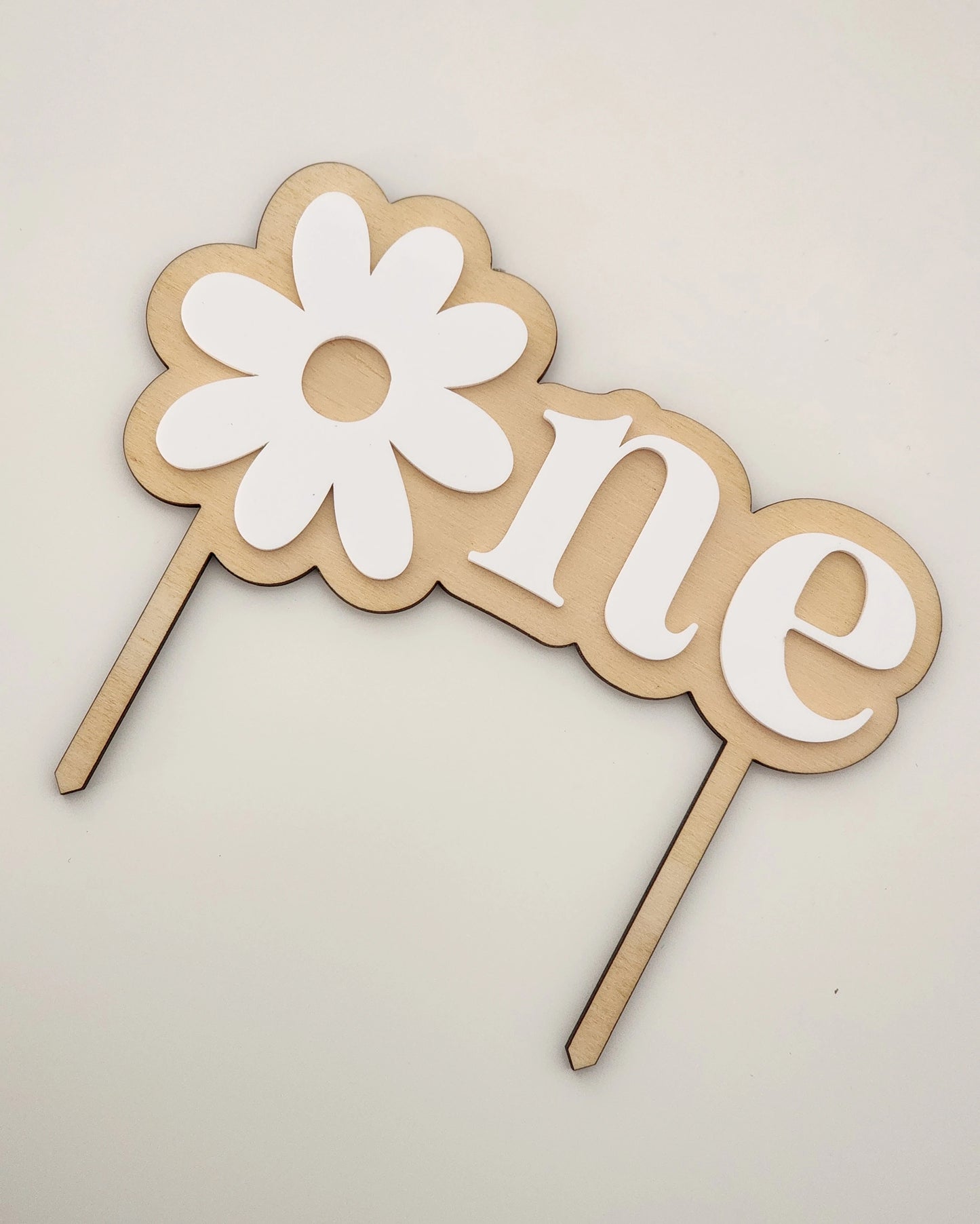 One Cake Topper