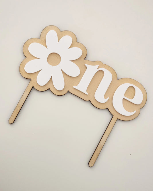One Cake Topper